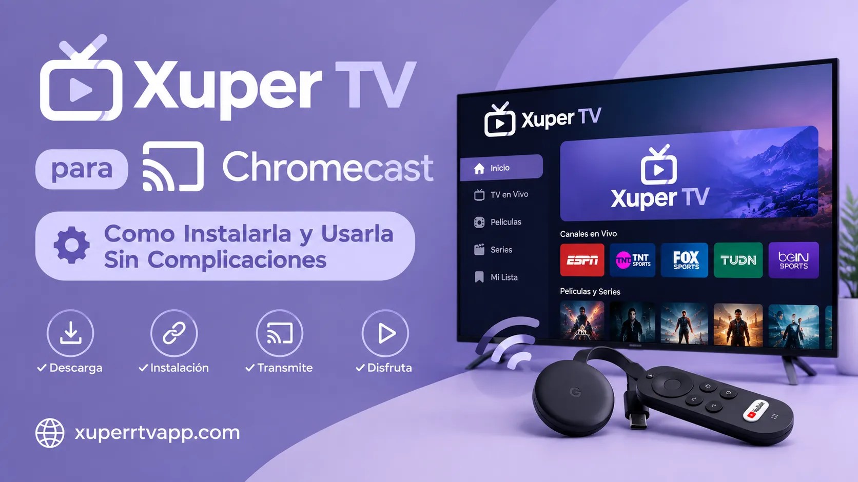 Xuper tv Para Chromecast